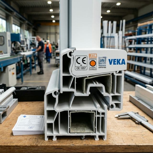 PVC or aluminium